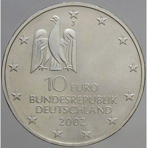 Německo – BRD. 10 € 2002 J Kassel. KM-217