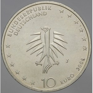 Německo – BRD. 10 € 2008 J Fock. KM-274