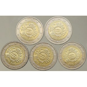 Německo – BRD. 2 € 2012 A, D, F, G, J Euro-měna