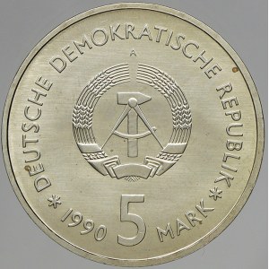 Německo – DDR. 5 M 1990 Zeughaus