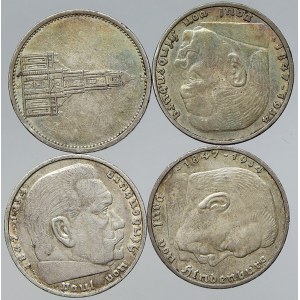 Německo – konvoluty. 5 RM 1934-1938