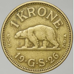 Grónsko. 1 koruna 1926. KM-8