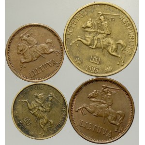 Litva. 10 cent 1925, 2 cent 1936, 1 cent 1925, 1936
