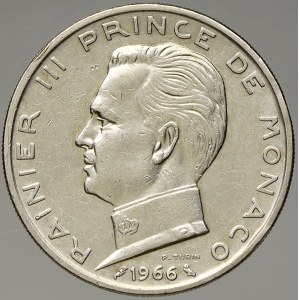 Monako. 5 frank 1966. KM-141