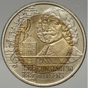 Nizozemí. Neofic. 10 EURO 1996 Constantijm Huygens. Bimetal 30 mm, pův. etue, certifikát. Bruce-X#127