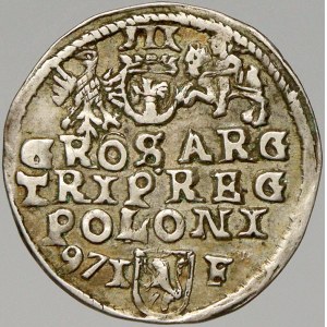 Polsko. III groš 1597 Poznaň