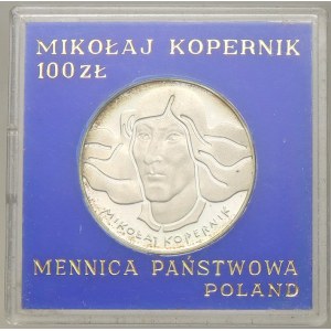 Polsko, rep. 100 Zl. 1974 Koperník, orig. balení. Parch.-269. patina