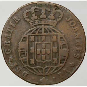 Portugalsko. Jan VI. (1816-26). X reis 1819. KM-356