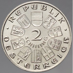 Rakousko, republika. 2 schilling 1933 Seipel