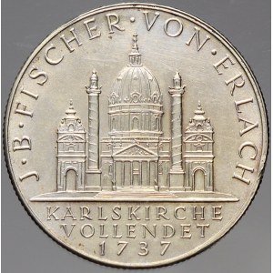 Rakousko, republika. 2 schilling 1937 Erlach