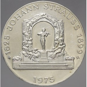 Rakousko, republika. 100 schilling Ag 1975 Strauss