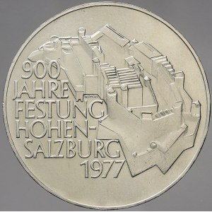 Rakousko, republika. 100 schilling Ag 1977 Pevnost