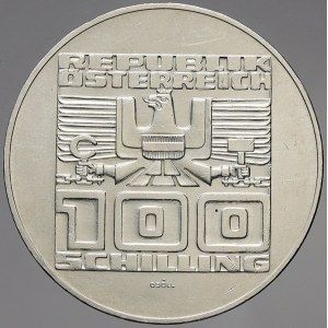 Rakousko, republika. 100 schilling Ag 1976 Korutany