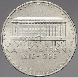 Rakousko, republika. 50 schilling Ag 1966 Nationalbank