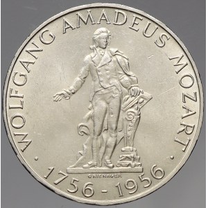 Rakousko, republika. 25 schilling Ag 1956 Mozart