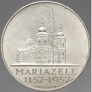Rakousko, republika. 25 schilling Ag 1957 Mariazell