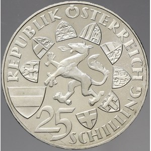 Rakousko, republika. 25 schilling Ag 1959 Arcivévoda Johann
