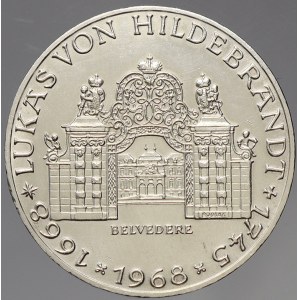 Rakousko, republika. 25 schilling Ag 1968 Hildebrand