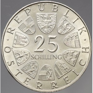 Rakousko, republika. 25 schilling Ag 1972 Ziehrer