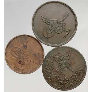 Turecko. 20 para 1861, 1864, 10 para 1864. KM-687, 701, 700