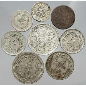 Turecko. Konvolut mincí 19. a 20. století, vč. Ag mincí
