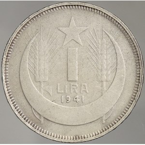 Turecko. 1 lira 1941. KM-869