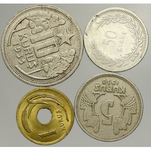 Turecko. Konvolut poválečných mincí