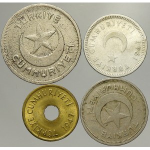 Turecko. Konvolut poválečných mincí