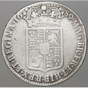 Velká Británie. Vilém + Mary (1688-94). ½ crown 1689. KM-472.2. dr. hr., škr.