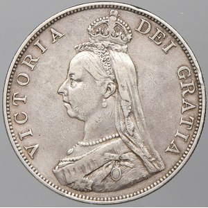 Velká Británie. 2 florin 1887. KM-763. n. hr.