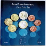 Evropa – sady oběhových mincí. Irsko. 1 c. - 2 € 2002. Papírový přebal