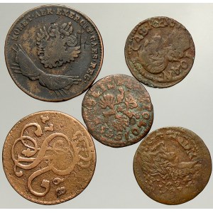 Konvoluty. Polsko - konvolut měděných mincí
