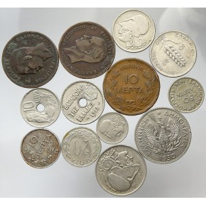 Konvoluty. Řecko - konvolut mincí 19. a 20. století