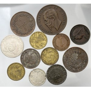 Konvoluty. Konvolut mincí převážně Německa, Itálie a Francie z 19. a 20. stol.