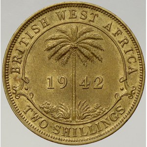 Britská západní Afrika. Jiří VI. (1936-52). 2 shilling 1942 KN. KM-24