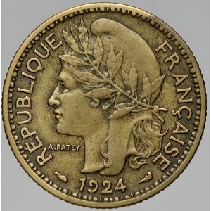 Kamerun – Francouzský. 1 frank 1924. KM-2