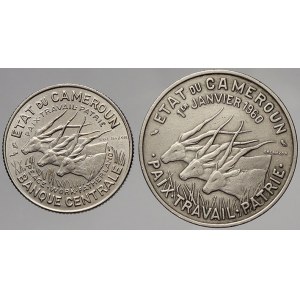 Kamerun. 100 frank 1960, 50 frank 1968. KM-13, 14
