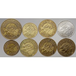Kamerun. Konvolut 25 frank - 1 frank z let 1961-70