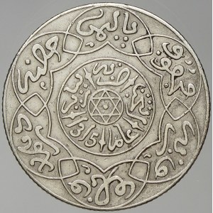 Maroko. 1/4 rial AH 1315, minc. Paříž. Y-26