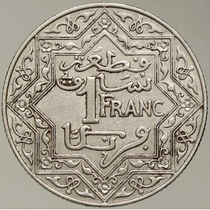 Maroko. 1 frank b.l. (1921). KMY-36.2