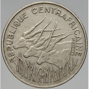 Středoafrická republika. 100 frank 1971. KM-6