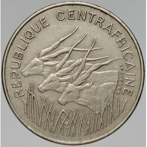 Středoafrická republika. 100 frank 1974. KM-7