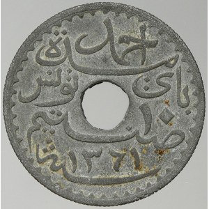 Tunisko. 10 centimes AH 1361/1942. KM-267