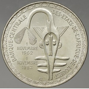 Západoafrické státy. 5000 frank 1982. KM-11