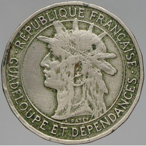Guadeloupe. 1 frank 1903. KM-46