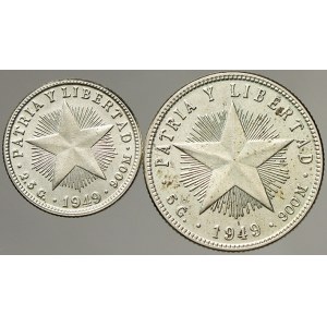 Kuba. 20 centavos 1949, 10 centavos 1946. KM-13, A12