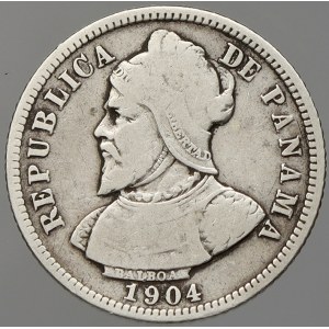 Panama. 10 centimos 1904. KM-3
