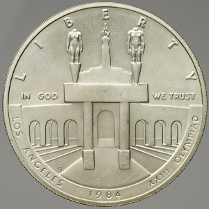 USA. 1 dollar 1984 S olympiáda