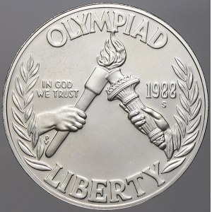 USA. 1 dollar 1988 S OH. KM-222