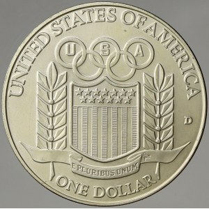 USA. 1 dollar 1992 D olympiáda